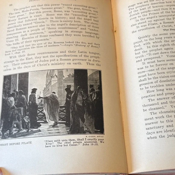 Beacon Lights of Prophecy Decorative Red Hardcover Book - Picture 14 of 16